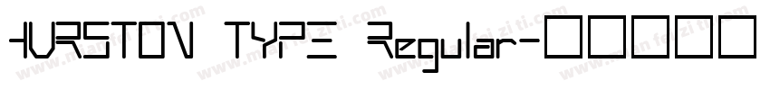HURSTON TYPE Regular字体转换